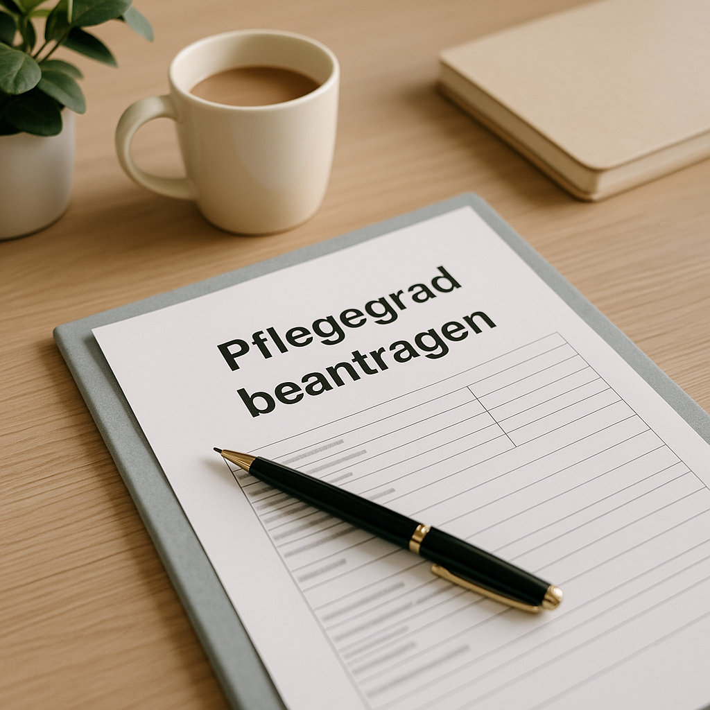 Pflegegrad beantragen: Schritt für Schritt