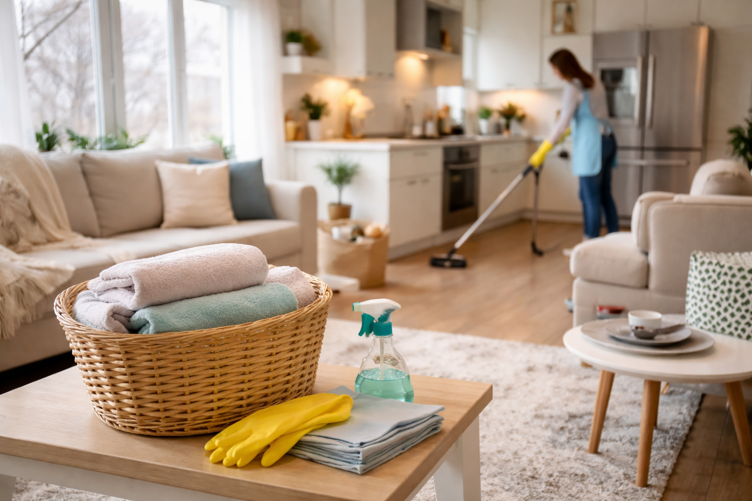 Haushaltshilfe unterstützt Familien im Winter bei Krankheit oder nach Operation