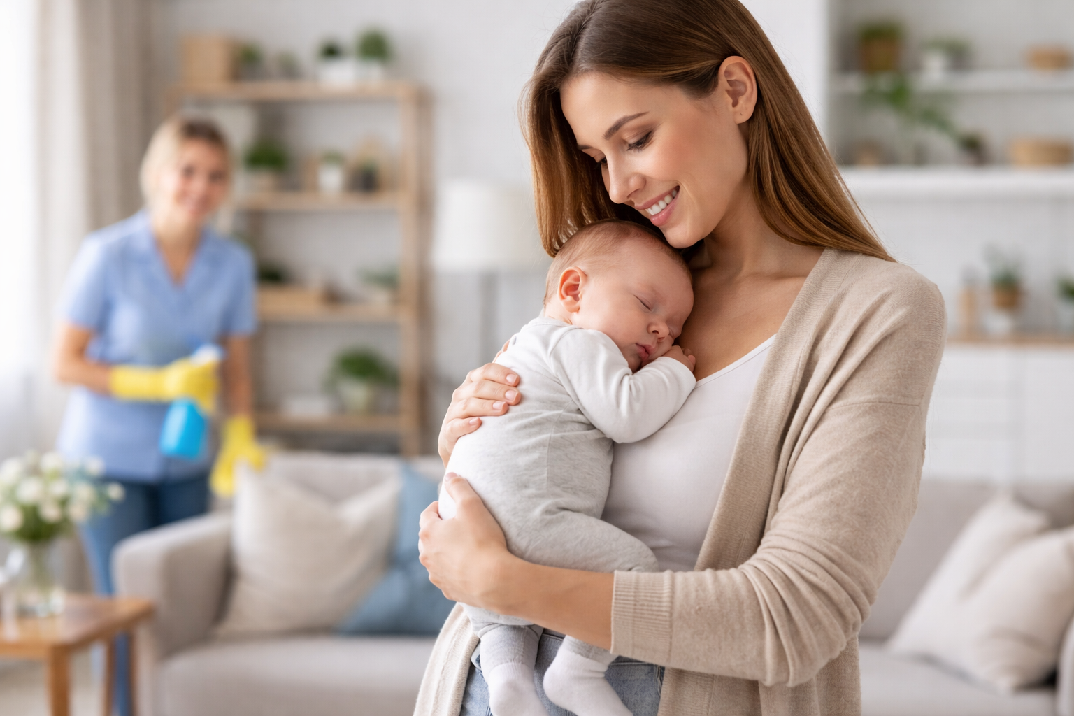 Haushaltshilfe für Familien während Schwangerschaft und nach der Geburt im Landkreis Böblingen