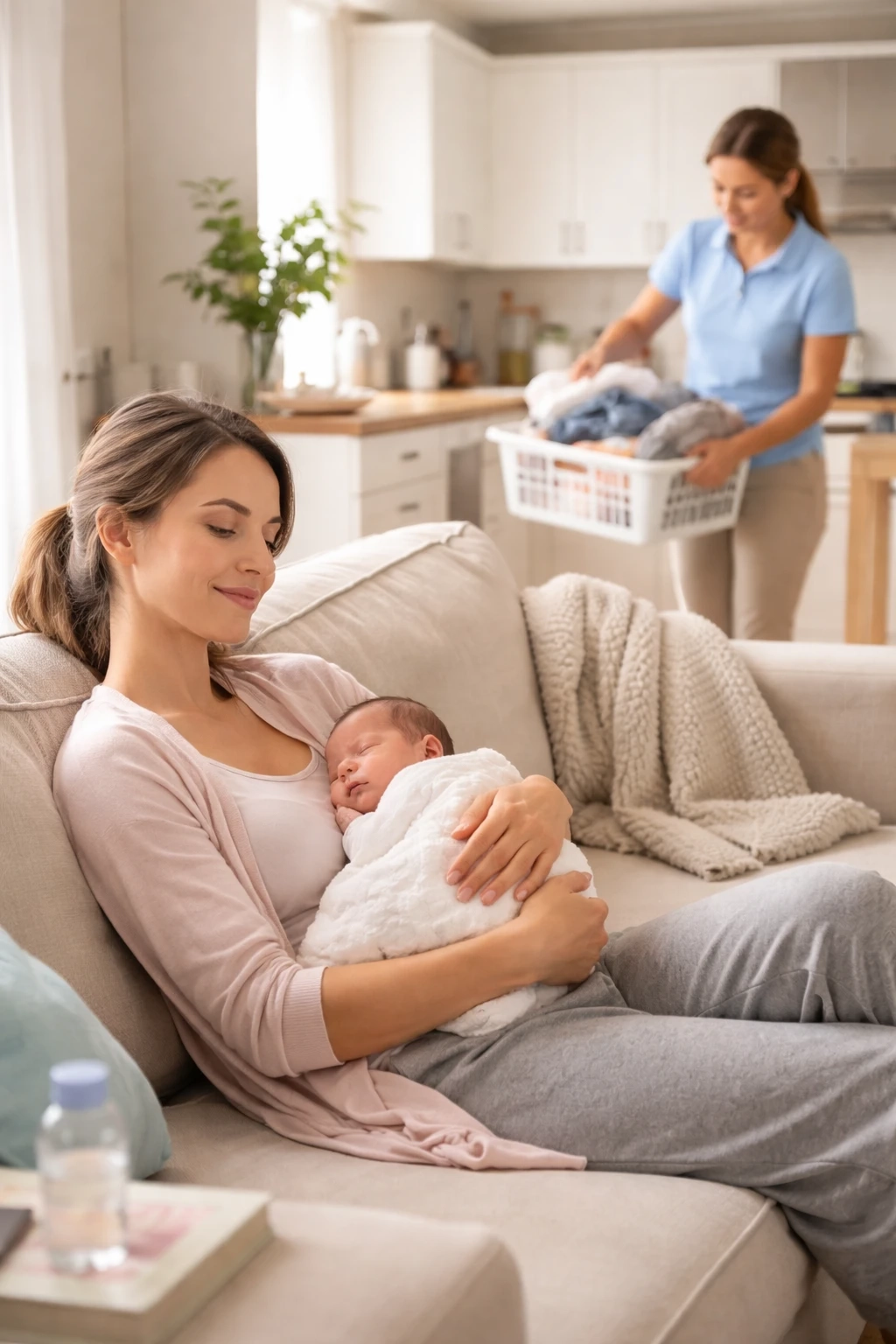 Haushaltshilfe nach Kaiserschnitt – wann die Krankenkasse zahlt